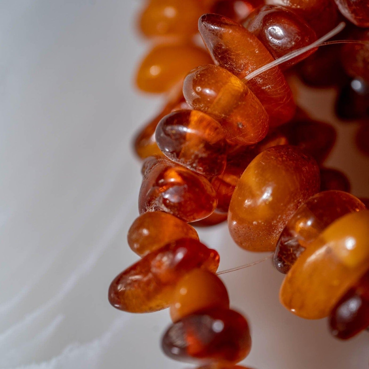 Sacral chakra balance with Amber Necklace for women 