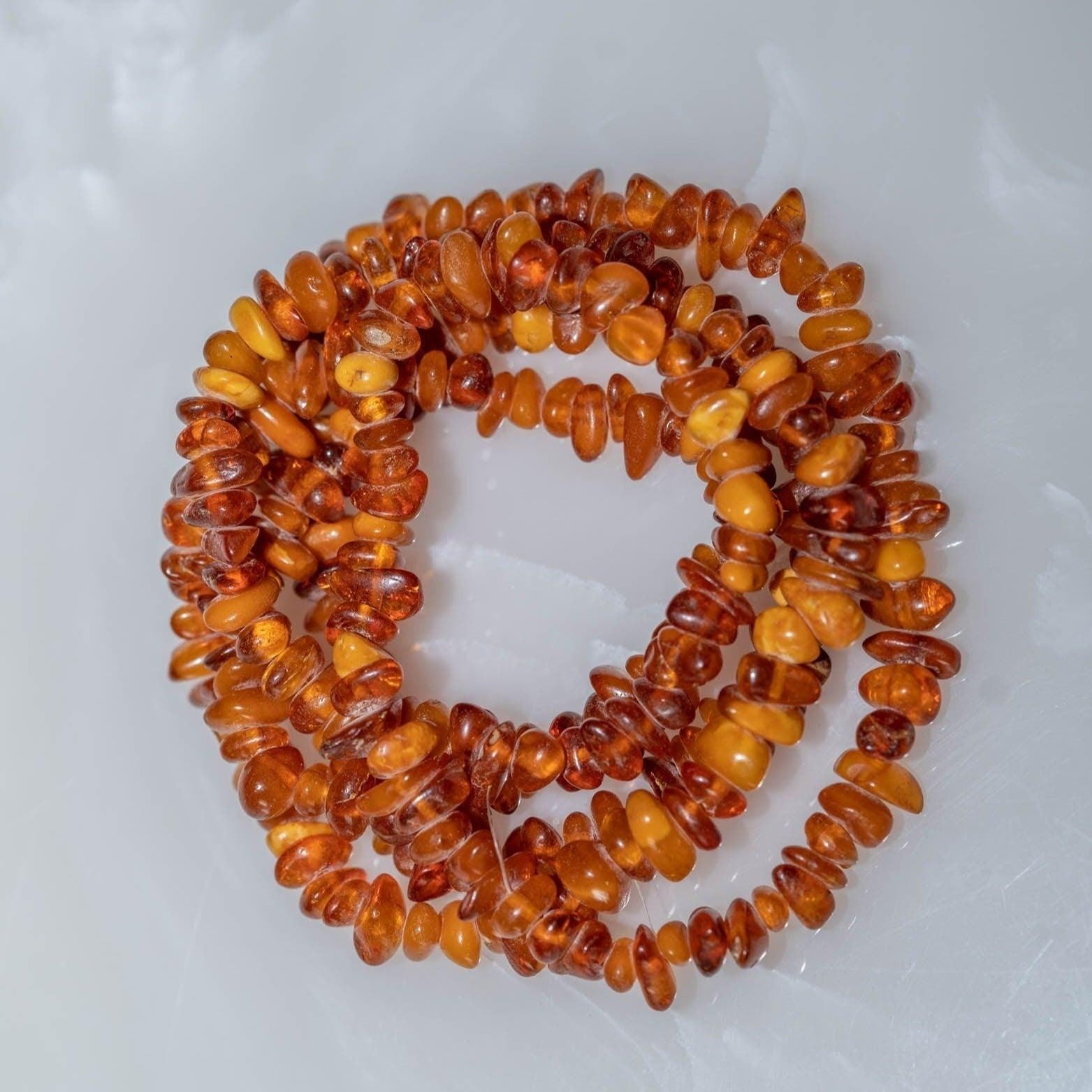 Sacral chakra balance with Amber Necklace for women 