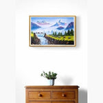 Oil Painting of Mount Annapurna - Himalayas Shop