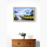 Oil Painting of Mount Annapurna - Himalayas Shop