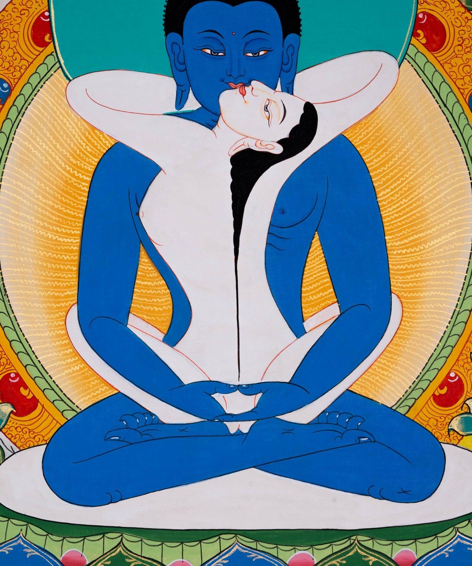 Buddha Shakti Thangka Art - Himalayas Shop