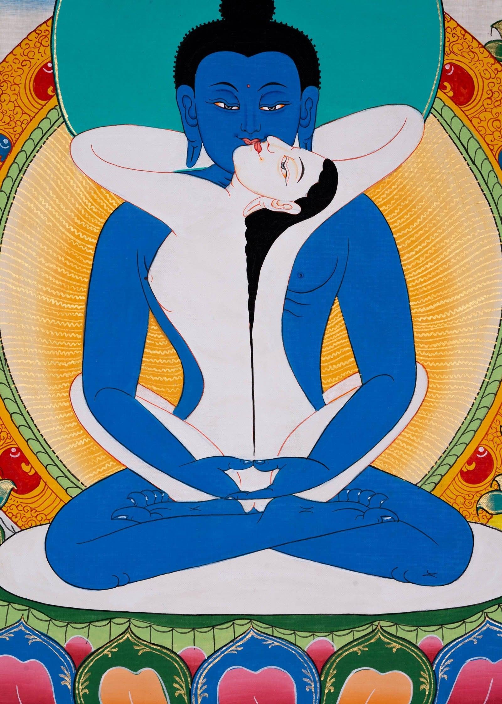 Buddha Shakti Thangka Art - Himalayas Shop