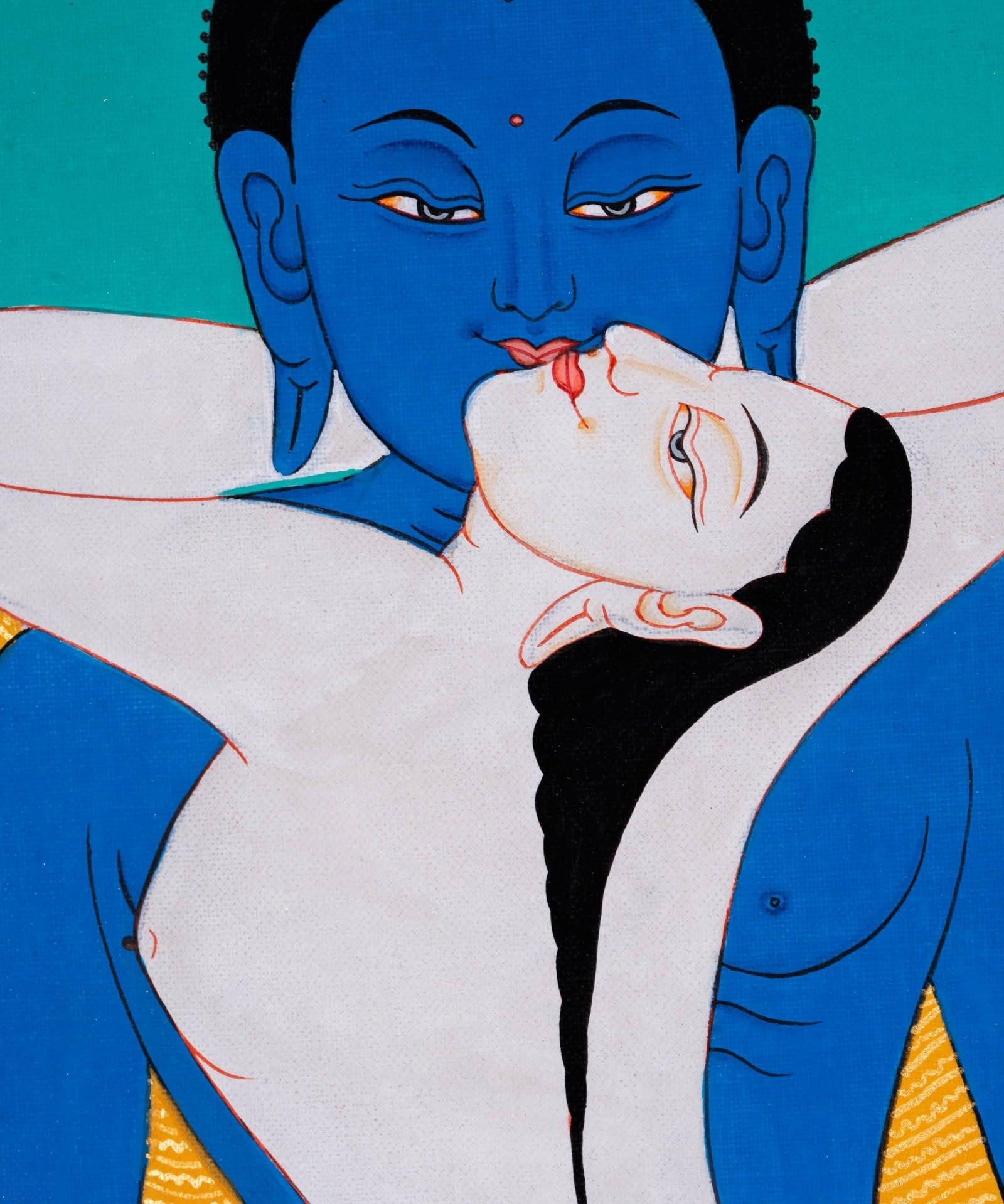 Buddha Shakti Thangka Art - Himalayas Shop