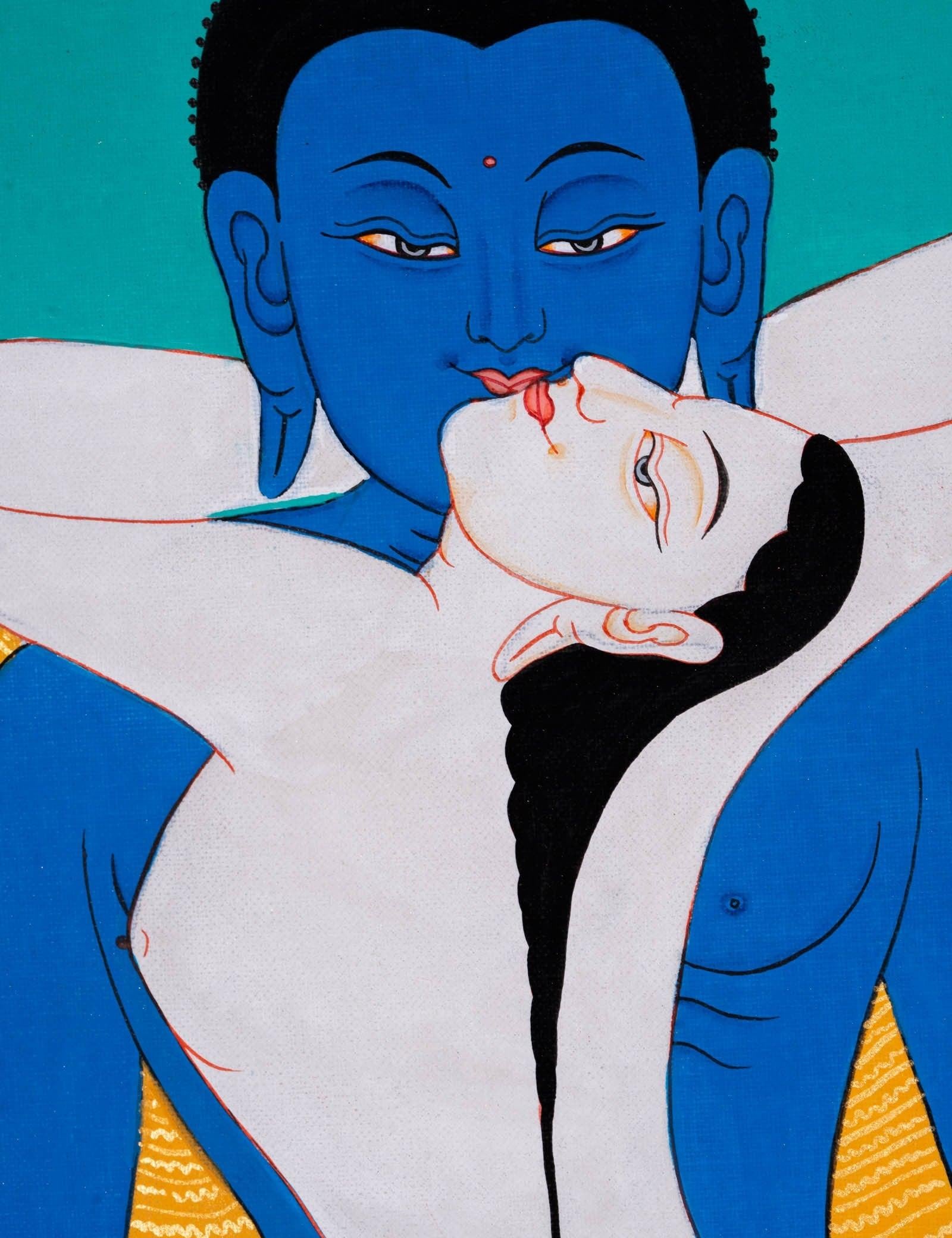 Buddha Shakti Thangka Art - Himalayas Shop