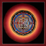 Lotus Kalachakra Mandala Thangka - Himalayas Shop