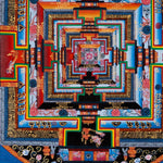Lotus Kalachakra Mandala Thangka - Himalayas Shop