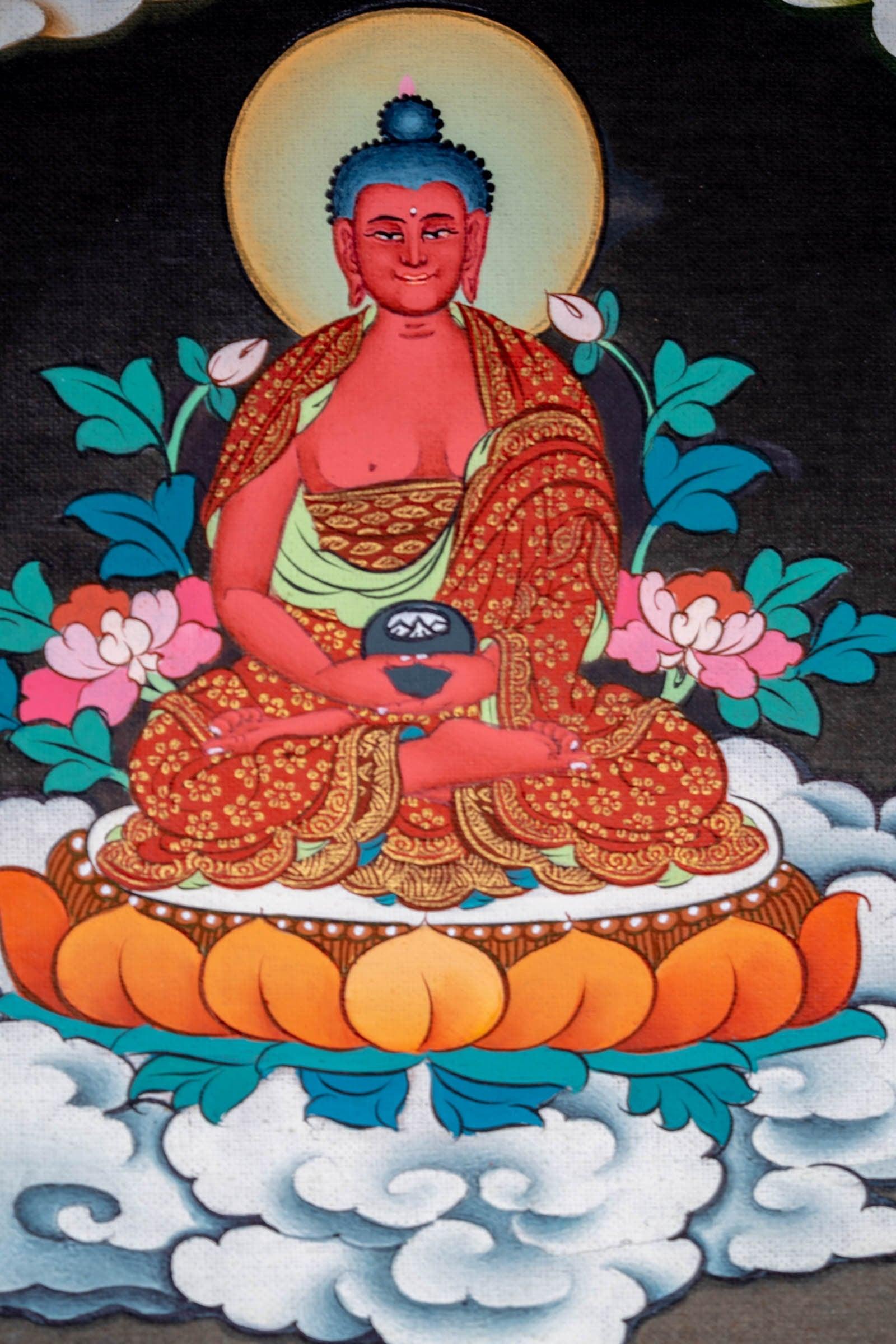 Chengresi Bodhisattva Thangka Painting - Himalayas Shop