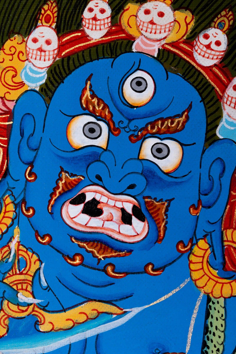 Mahakala Thangka painting - Himalayas Shop