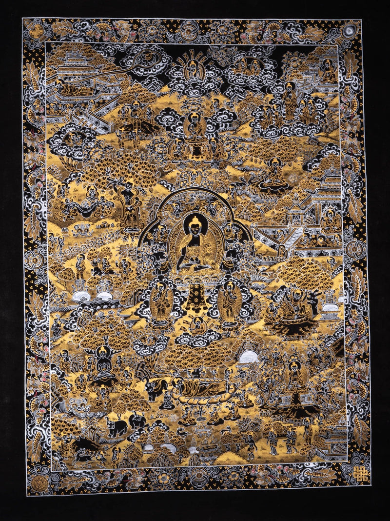 Buddha Enlightenment Thangka