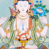 Chengresi Thangka Painting - Himalayas Shop