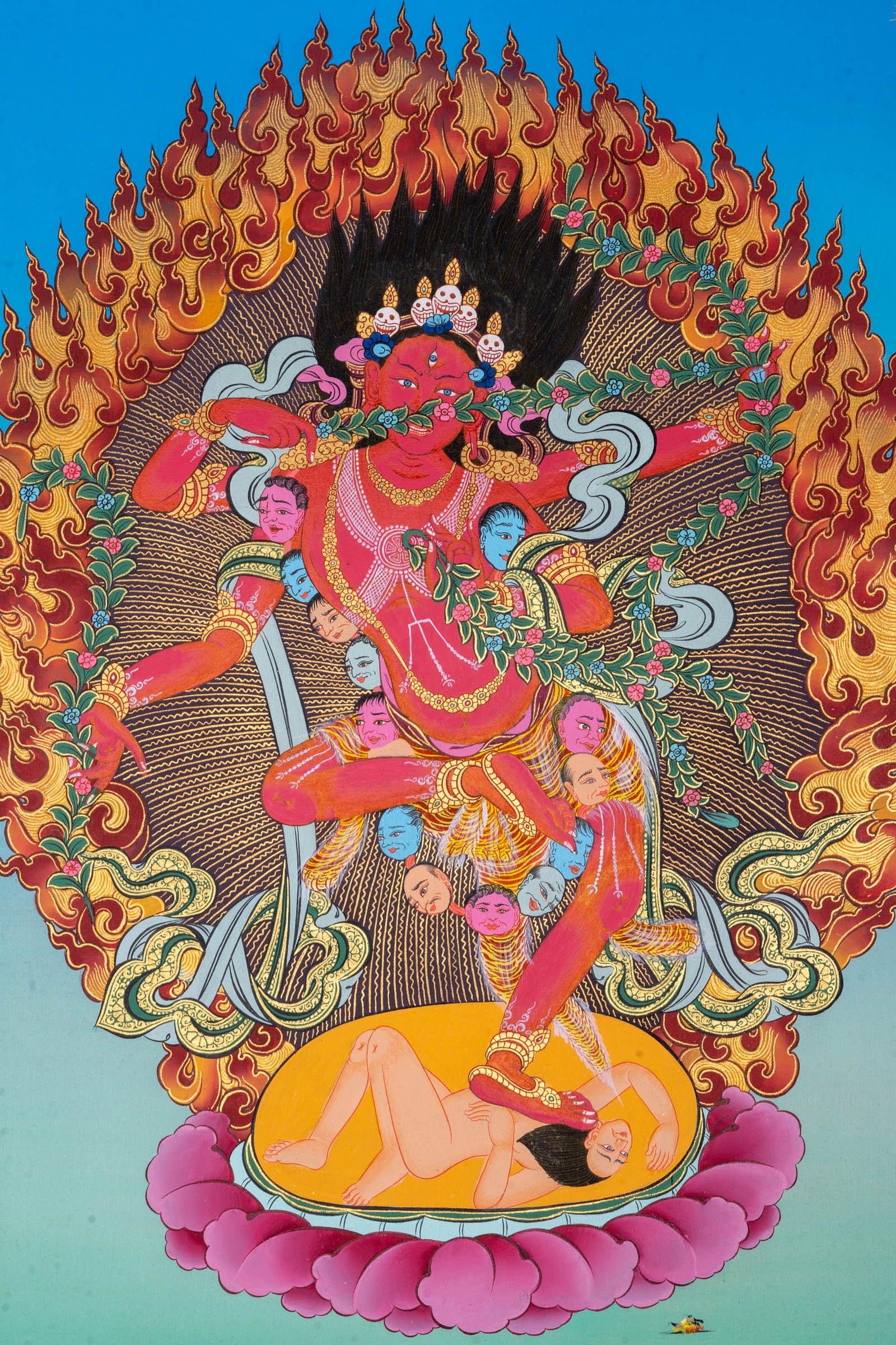Kurkulla Thangka Painting - Himalayas Shop