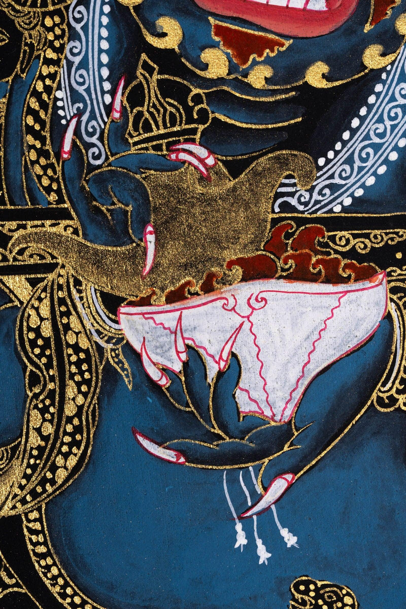 Mahakala Thangka Painting - Himalayas Shop