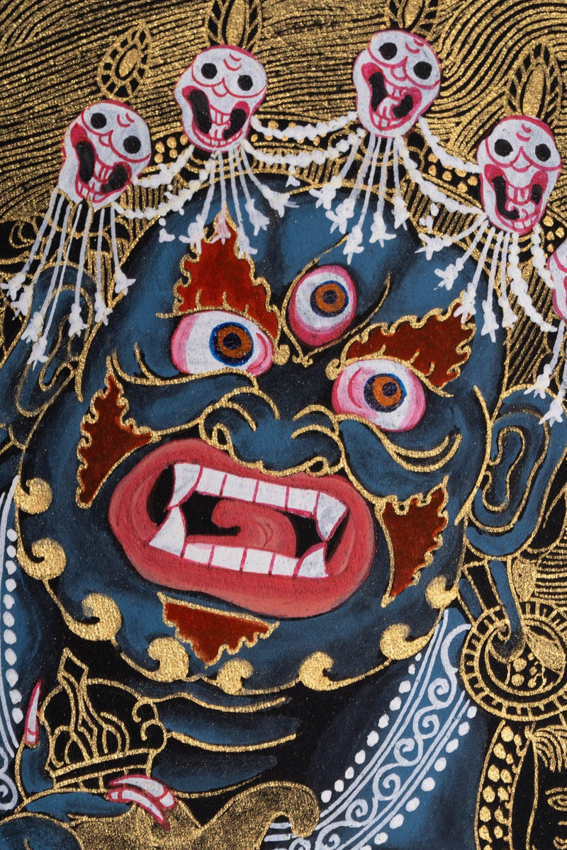 Mahakala Thangka Painting - Himalayas Shop
