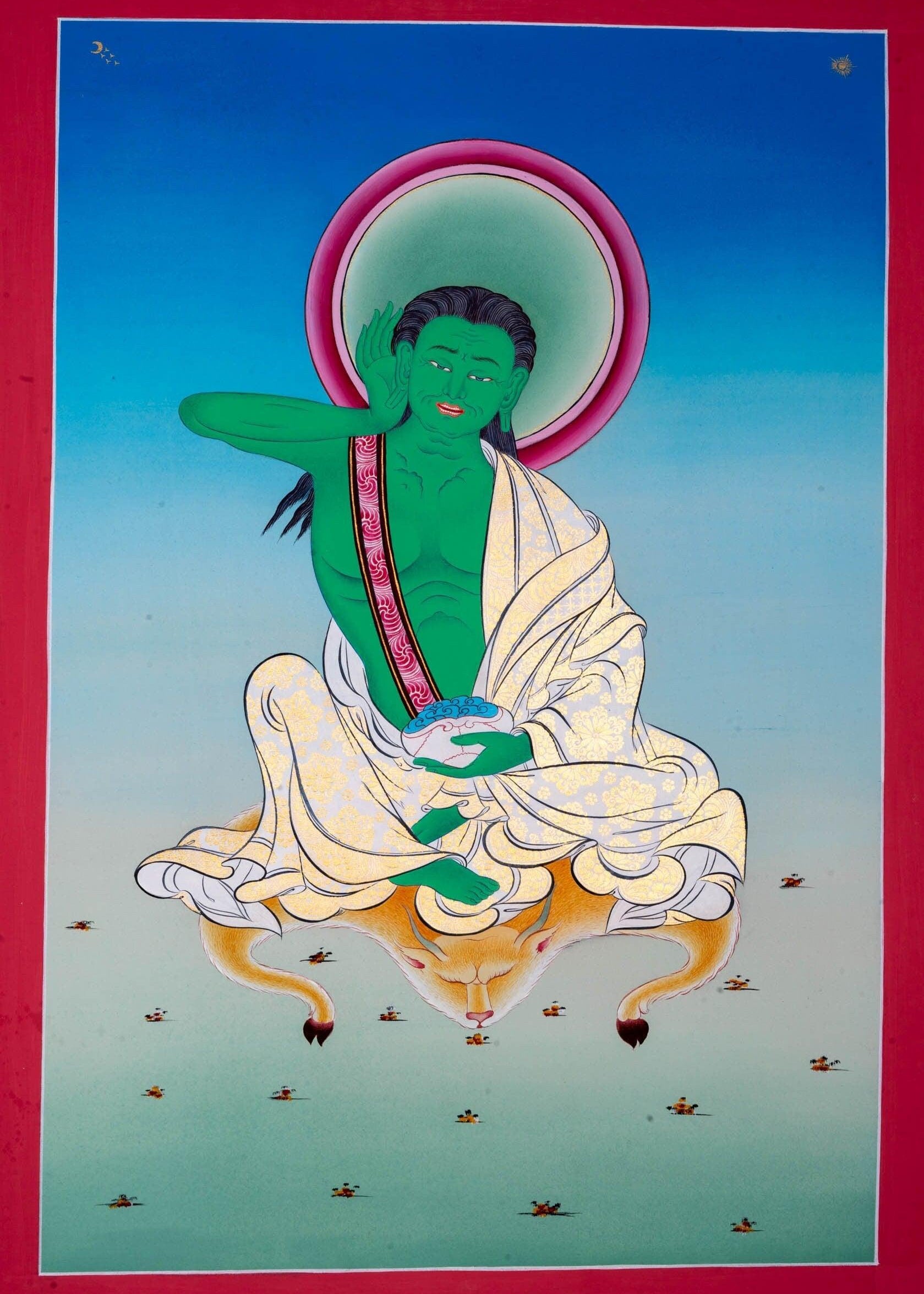 Milarepa Thangka Painting - Himalayas Shop