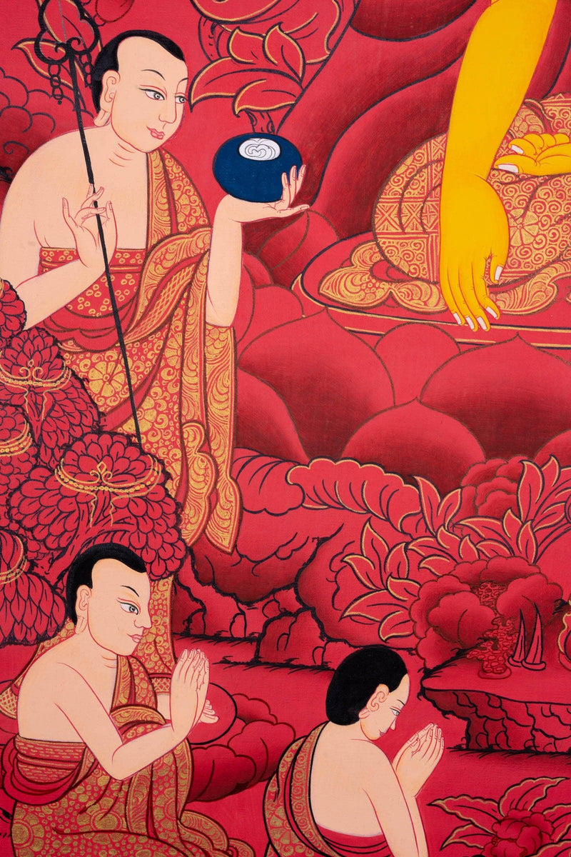 Shakyamuni Buddha Thangka Painting - Himalayas Shop