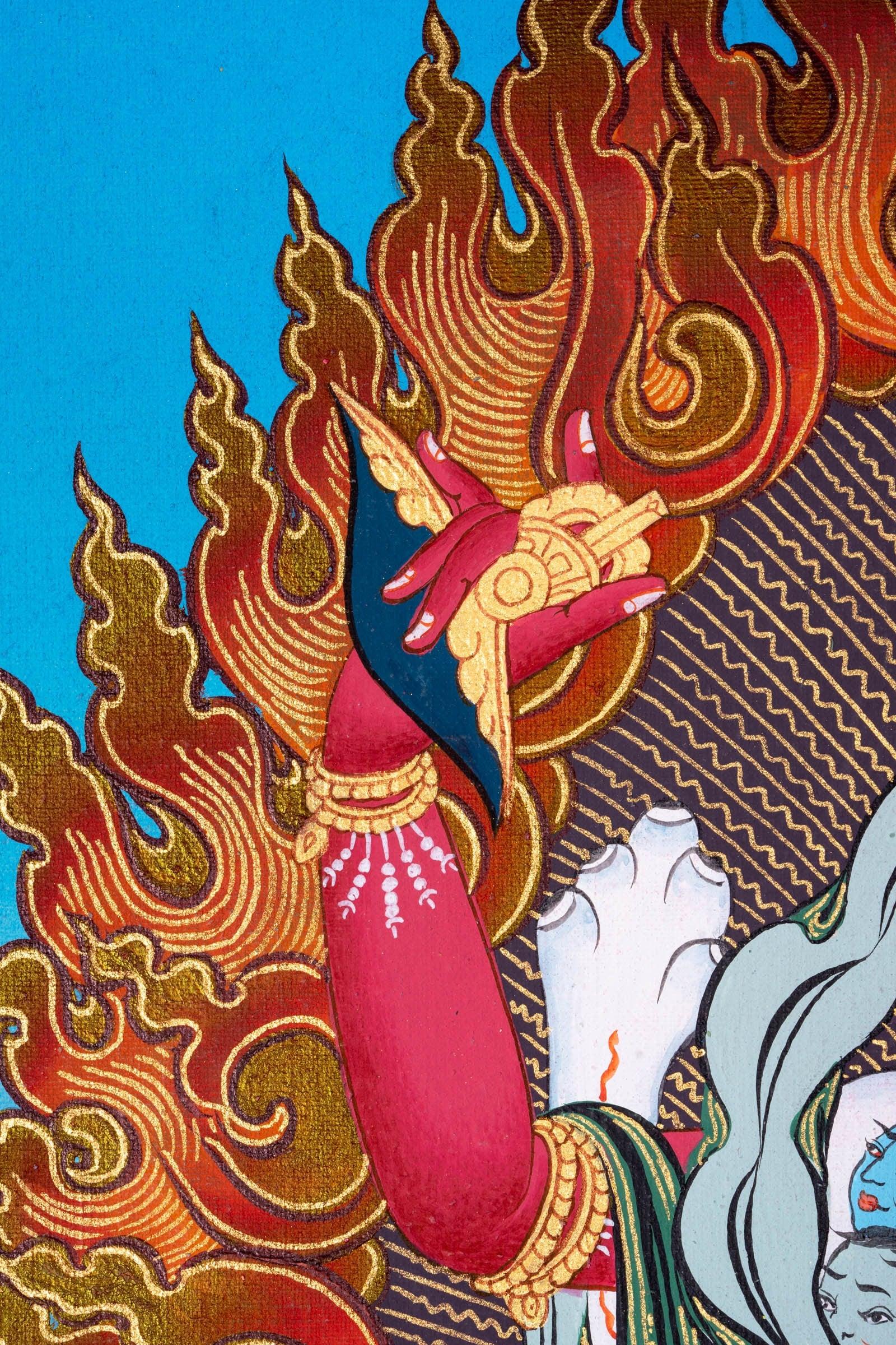 Dorjephamu Thangka Painting - Himalayas Shop