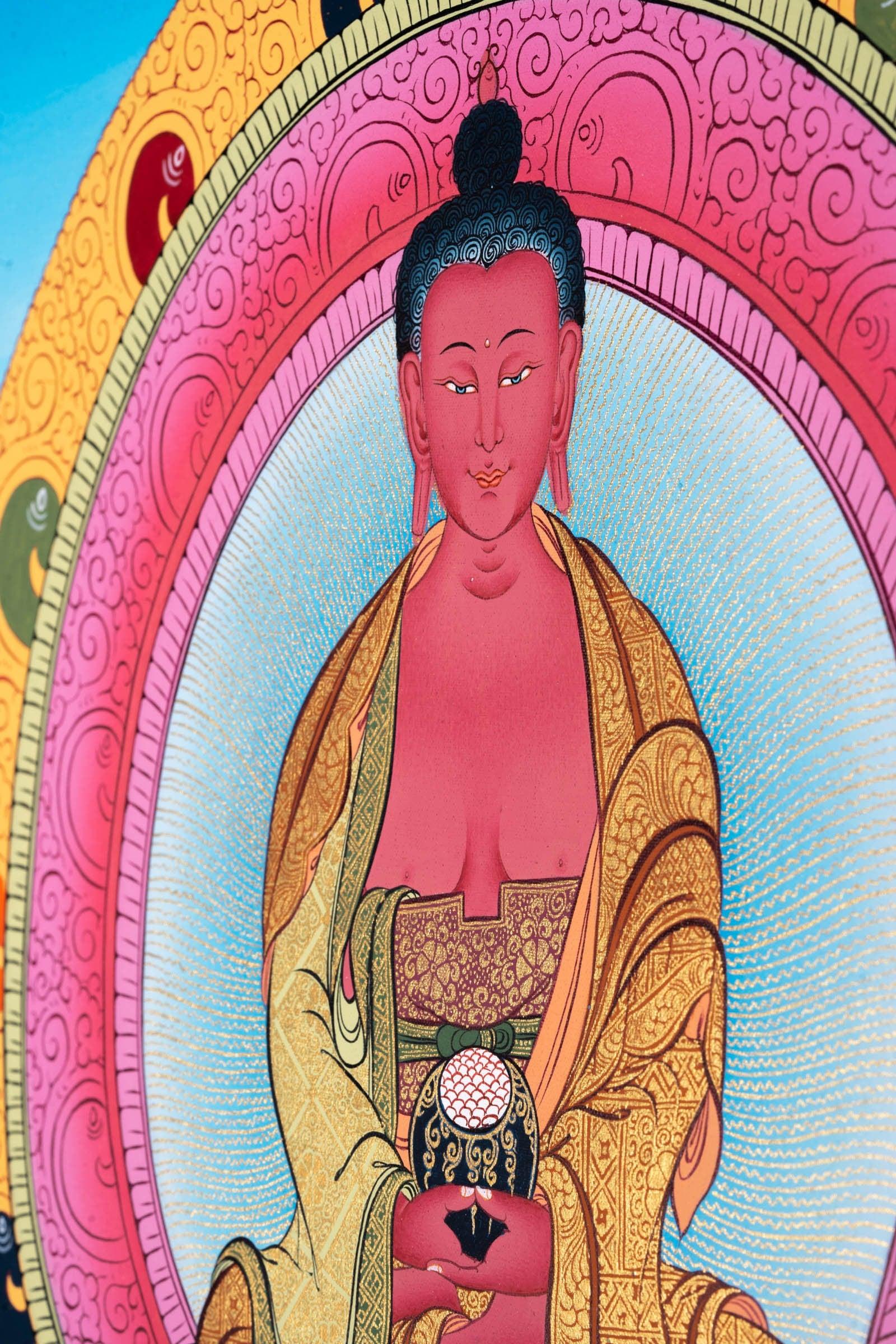 Amitabha Buddha Thangka Painting - Himalayas Shop