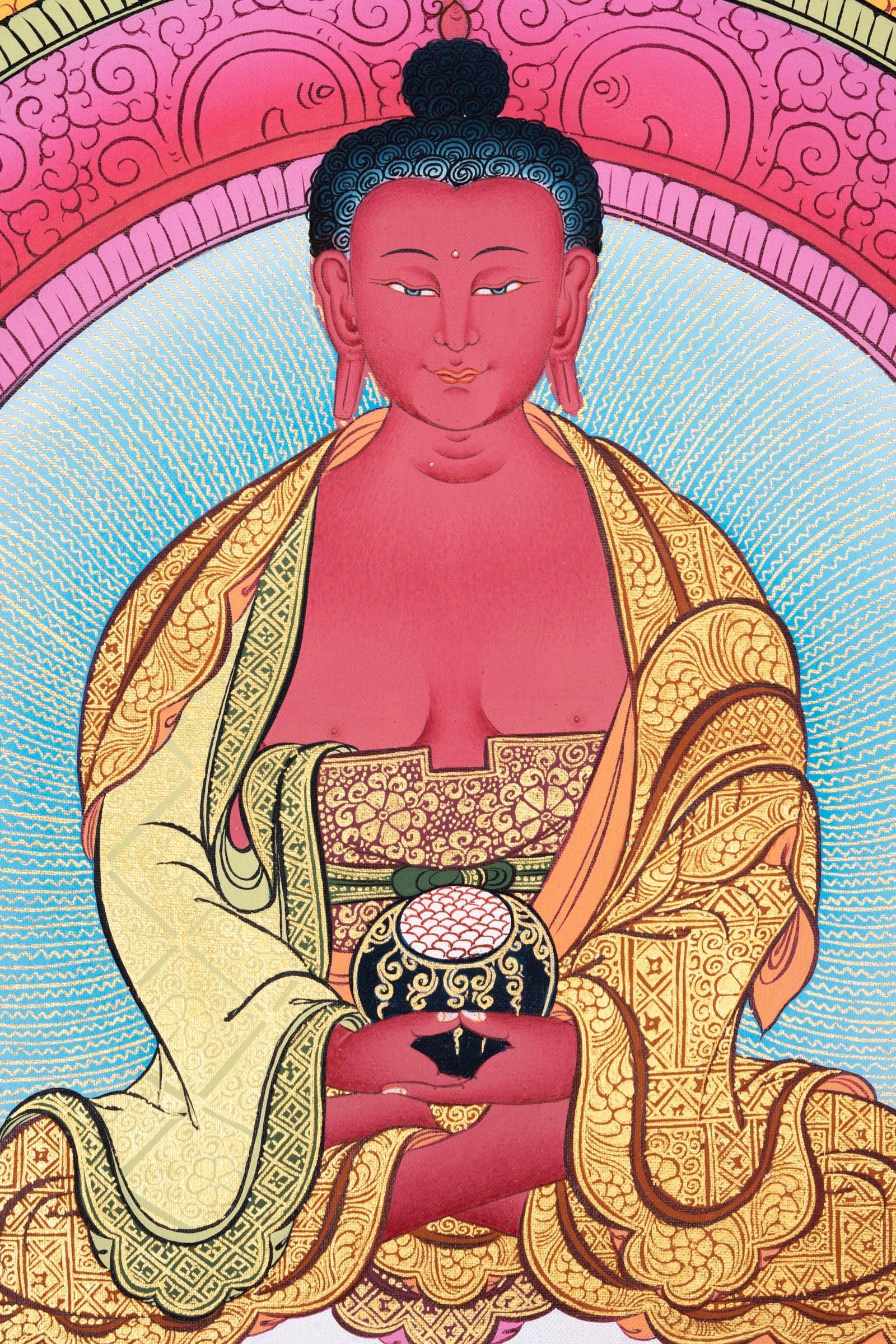 Amitabha Buddha Thangka Painting - Himalayas Shop