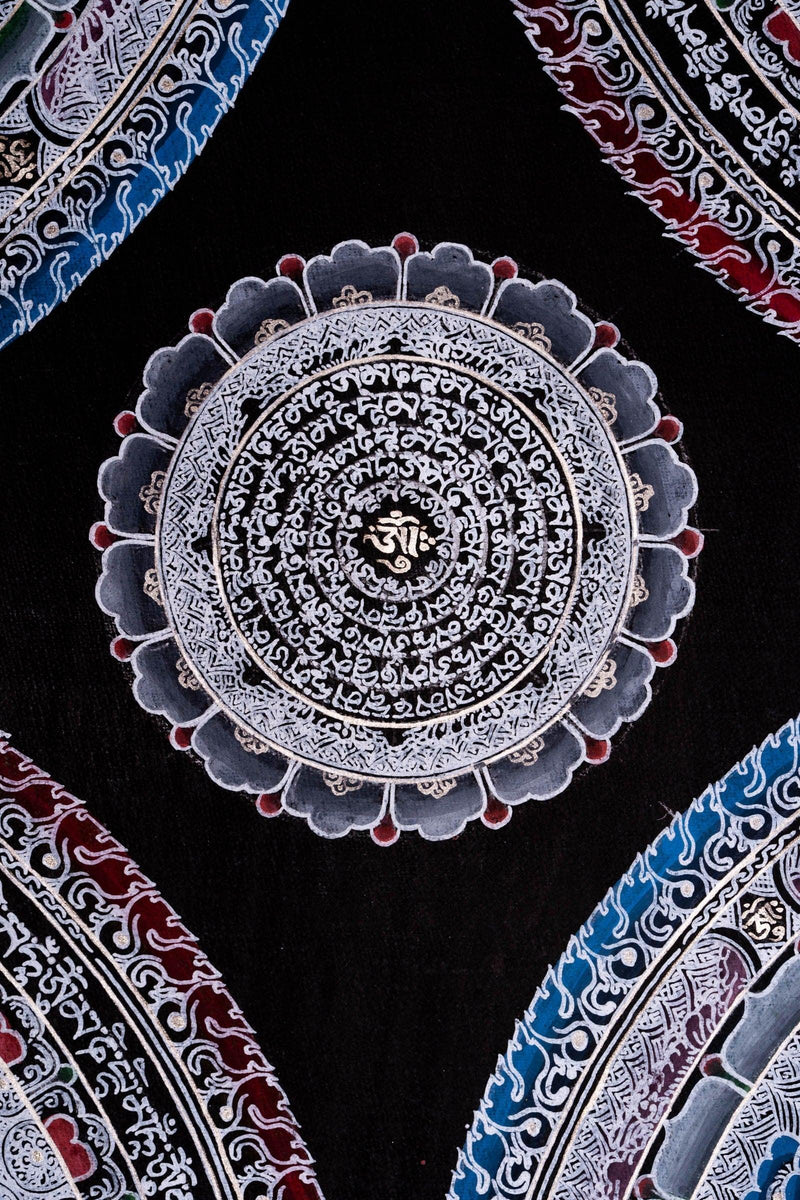 Five Mandala Thangka Painting