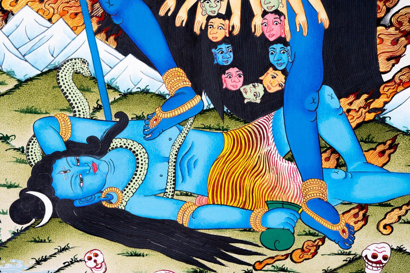 Thangka Painting of Kali