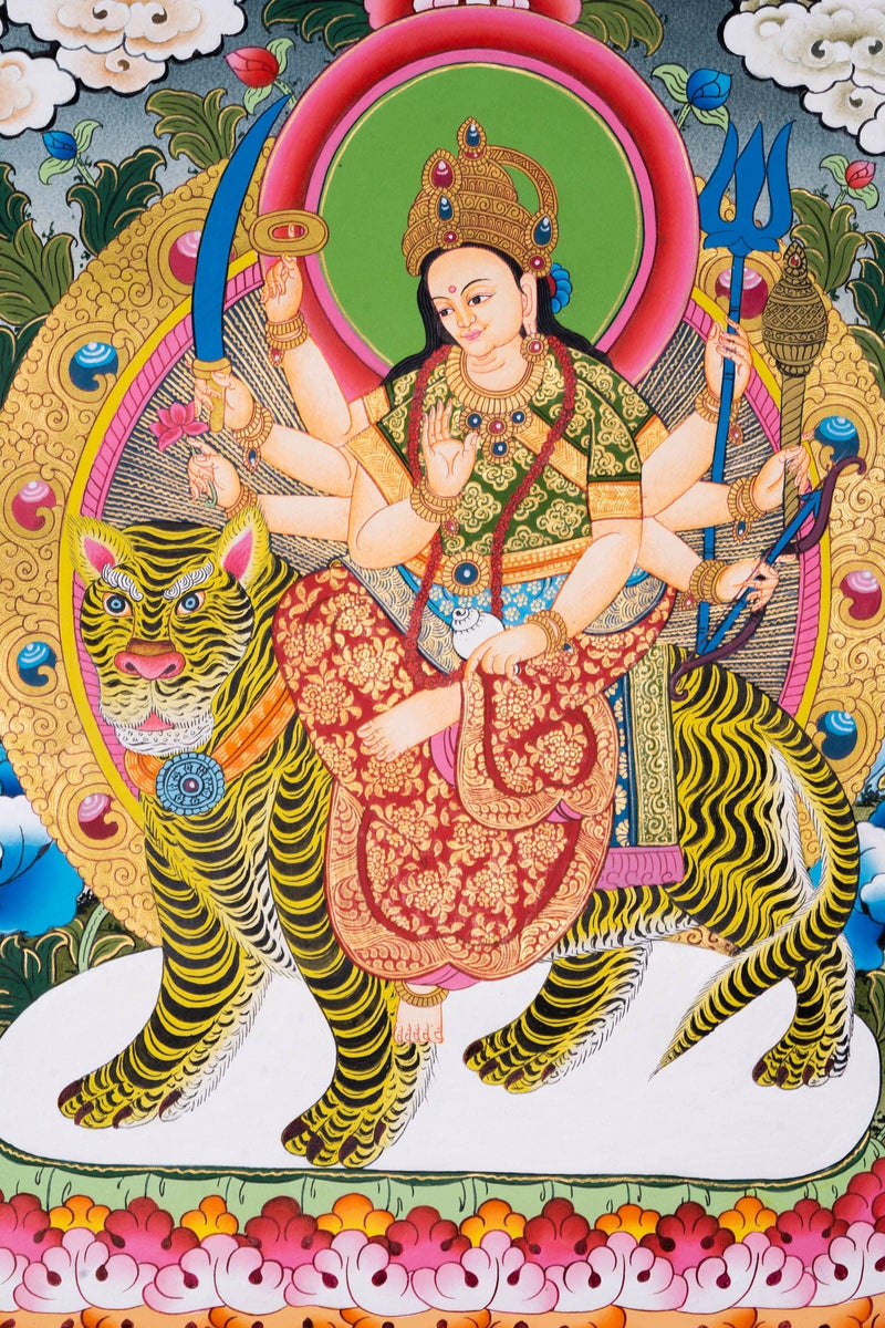 Durga Thangka Painting