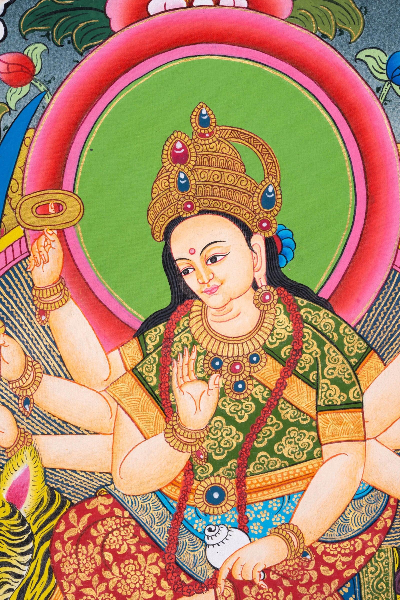 Durga Thangka Painting