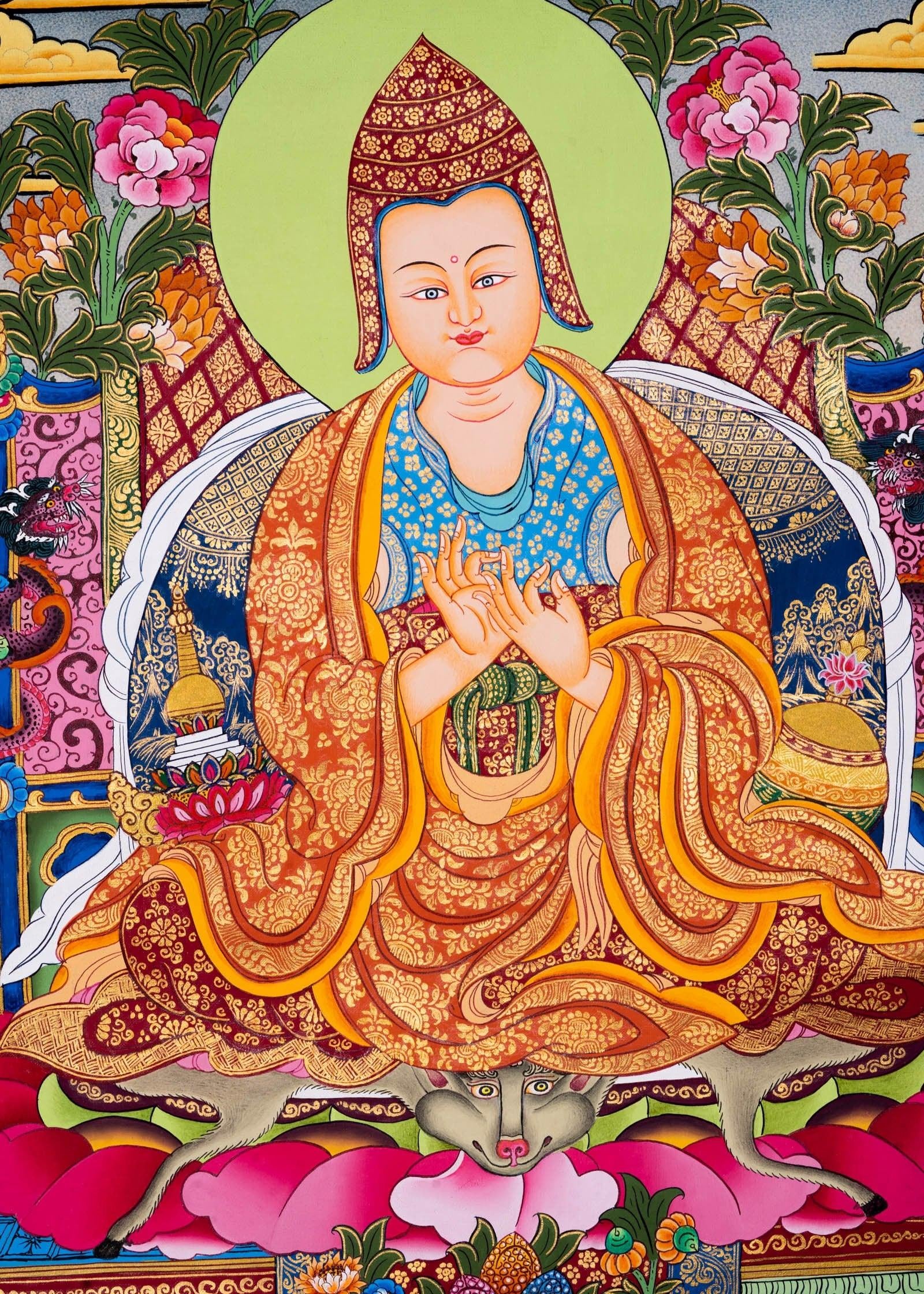 Atisha Thangka Painting