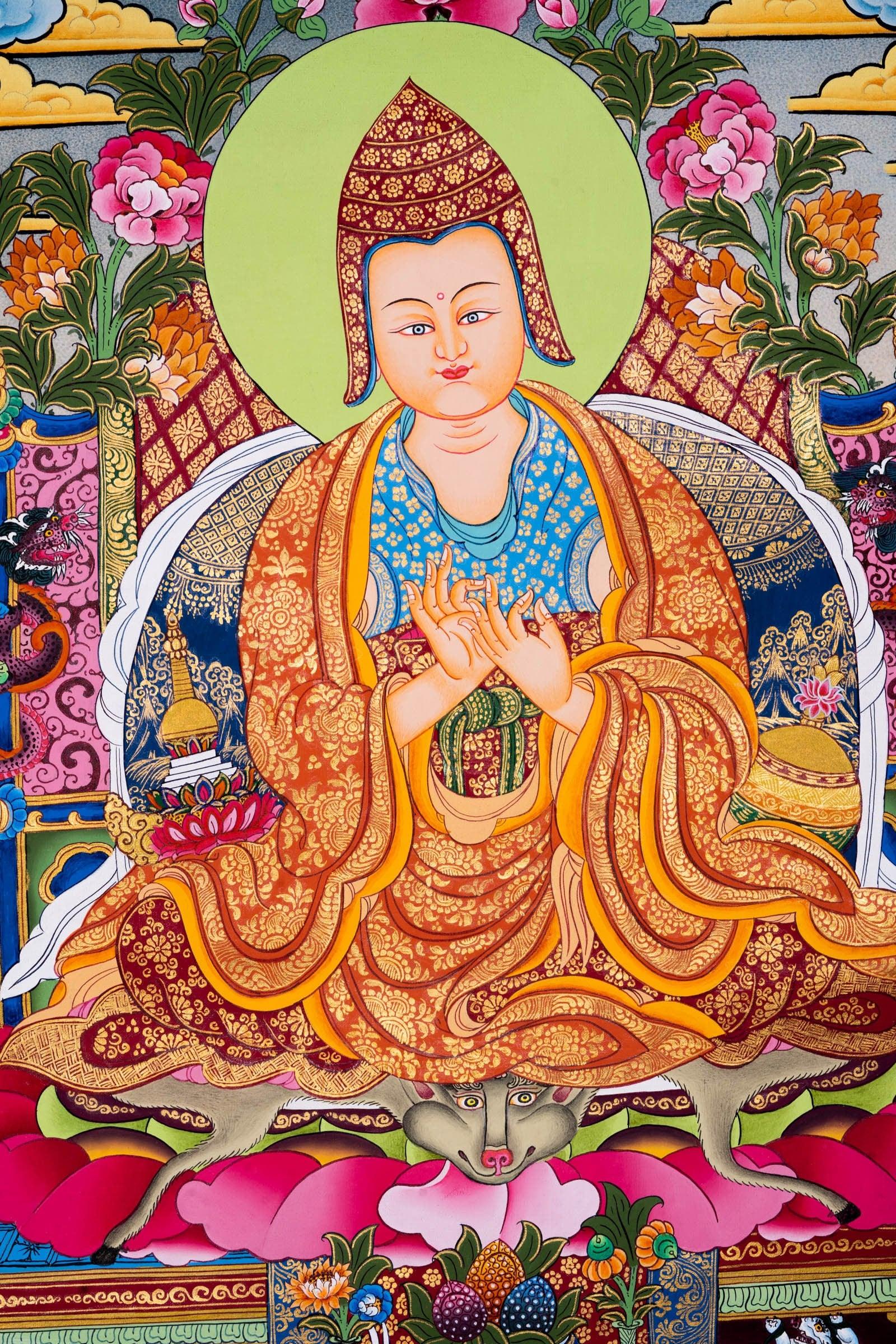 Atisha Thangka Painting