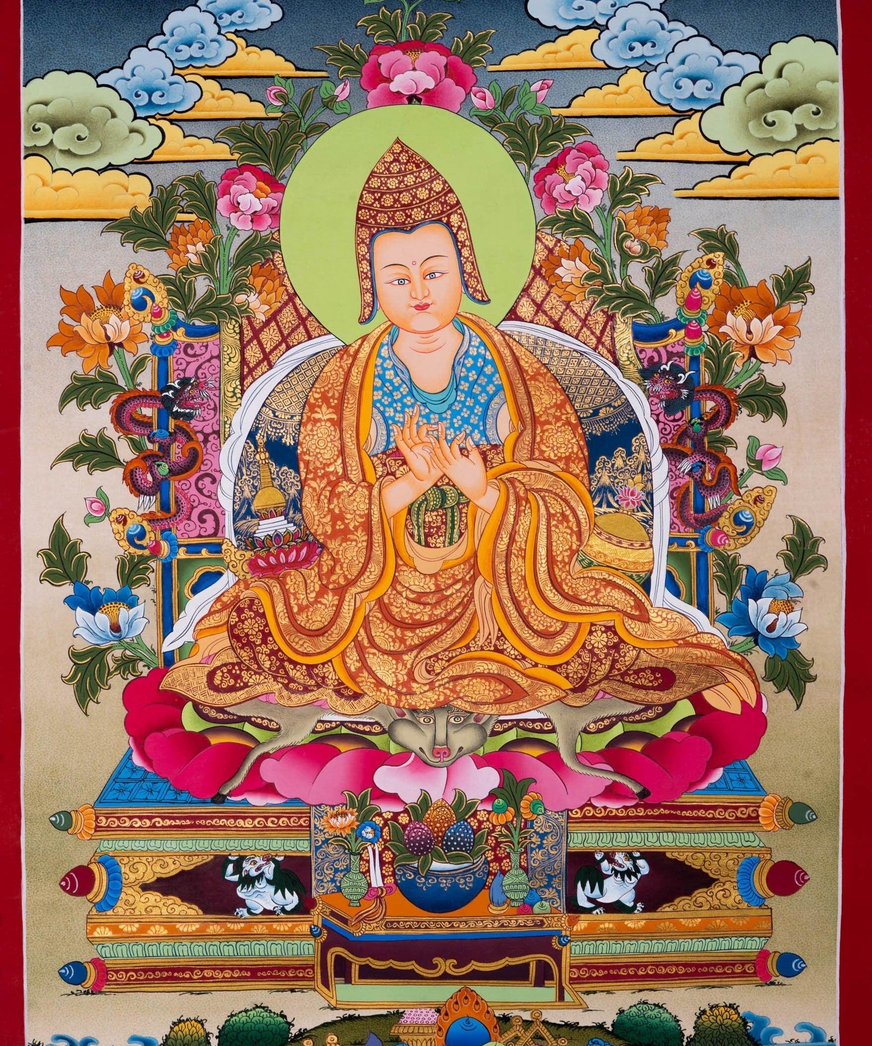 Atisha Thangka Painting