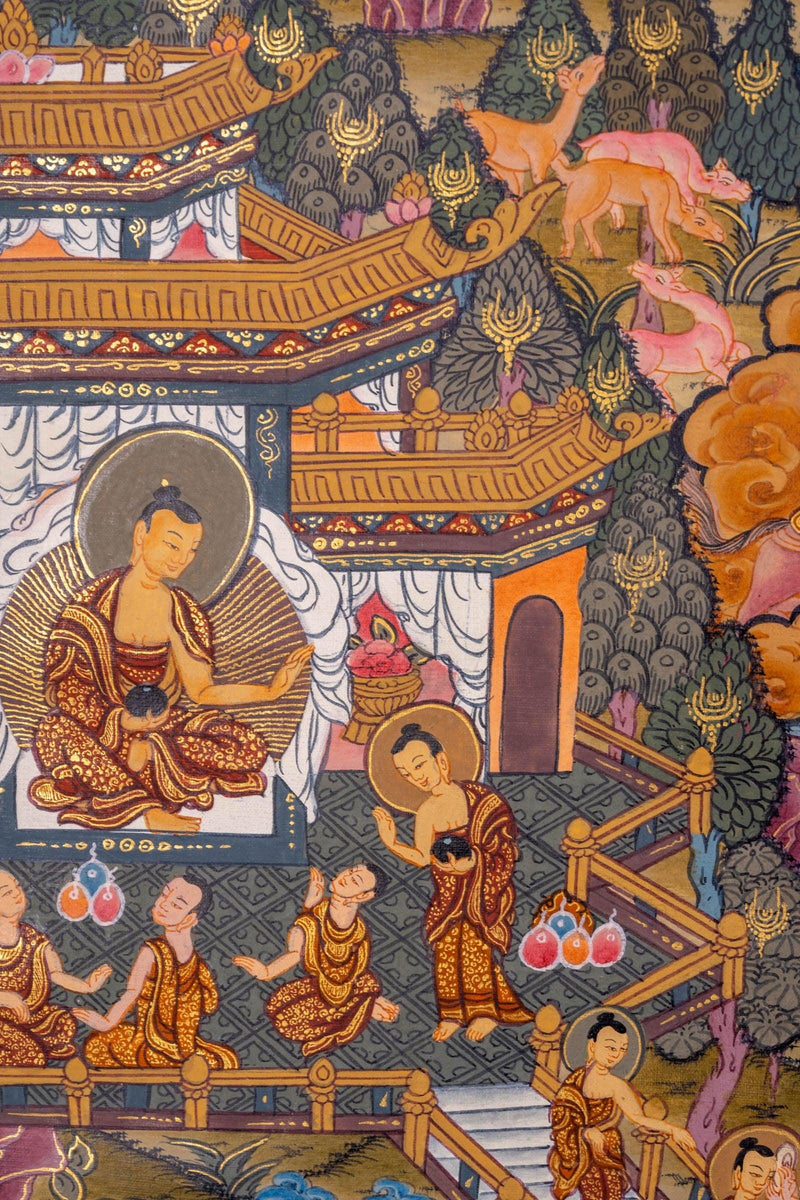 Thangka of Buddha Life