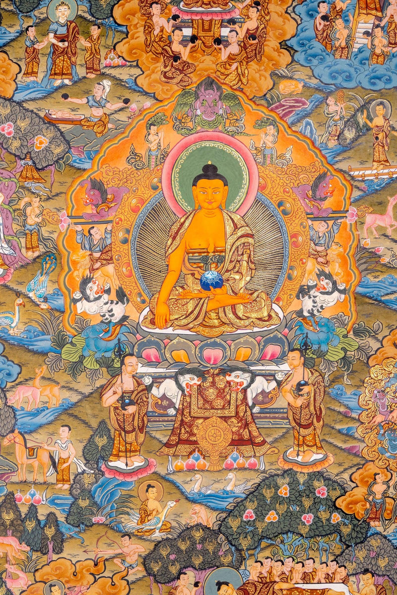 Thangka of Buddha Life