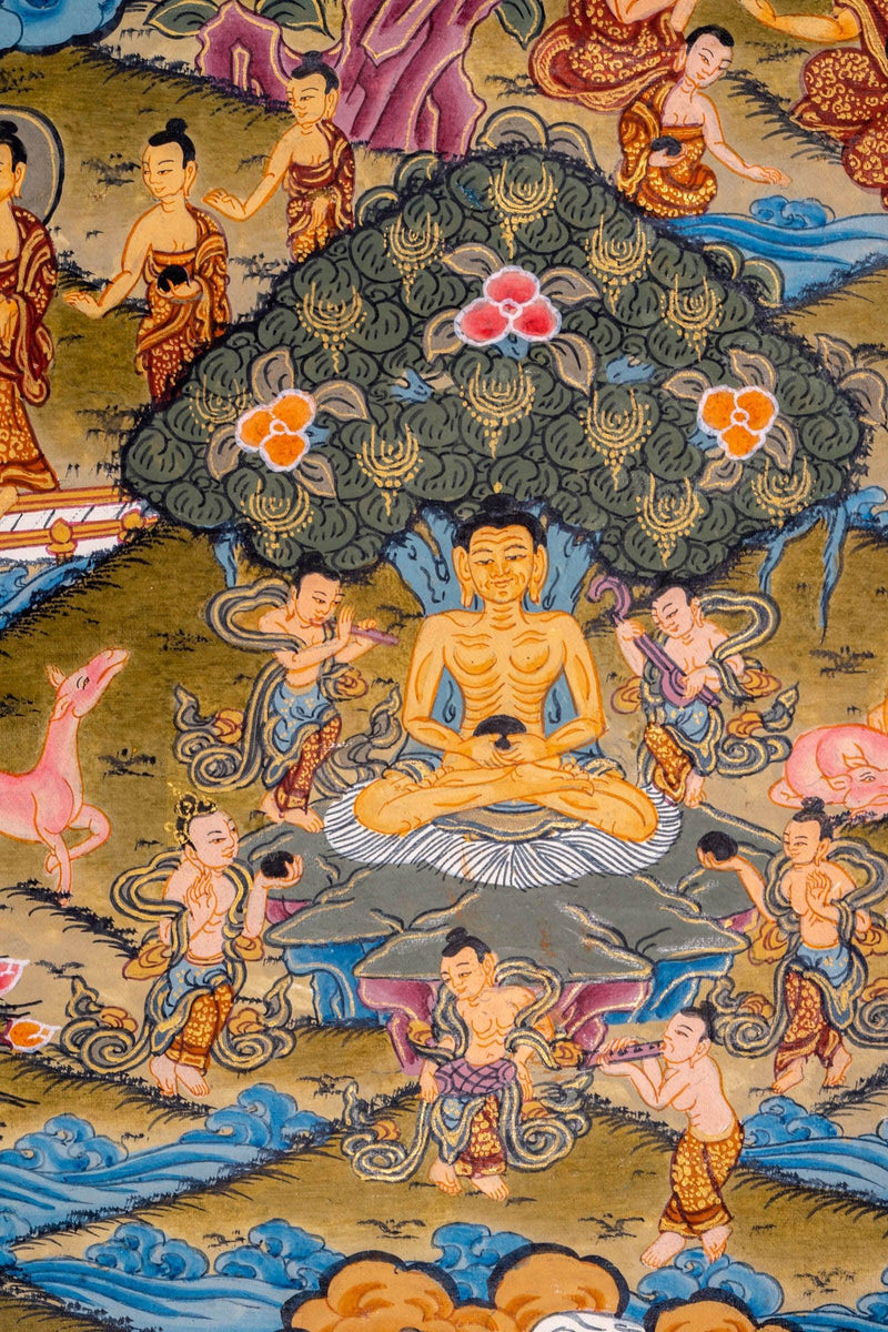Thangka of Buddha Life