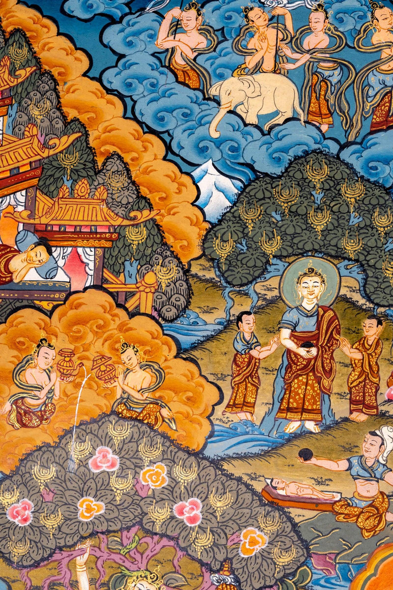 Thangka of Buddha Life