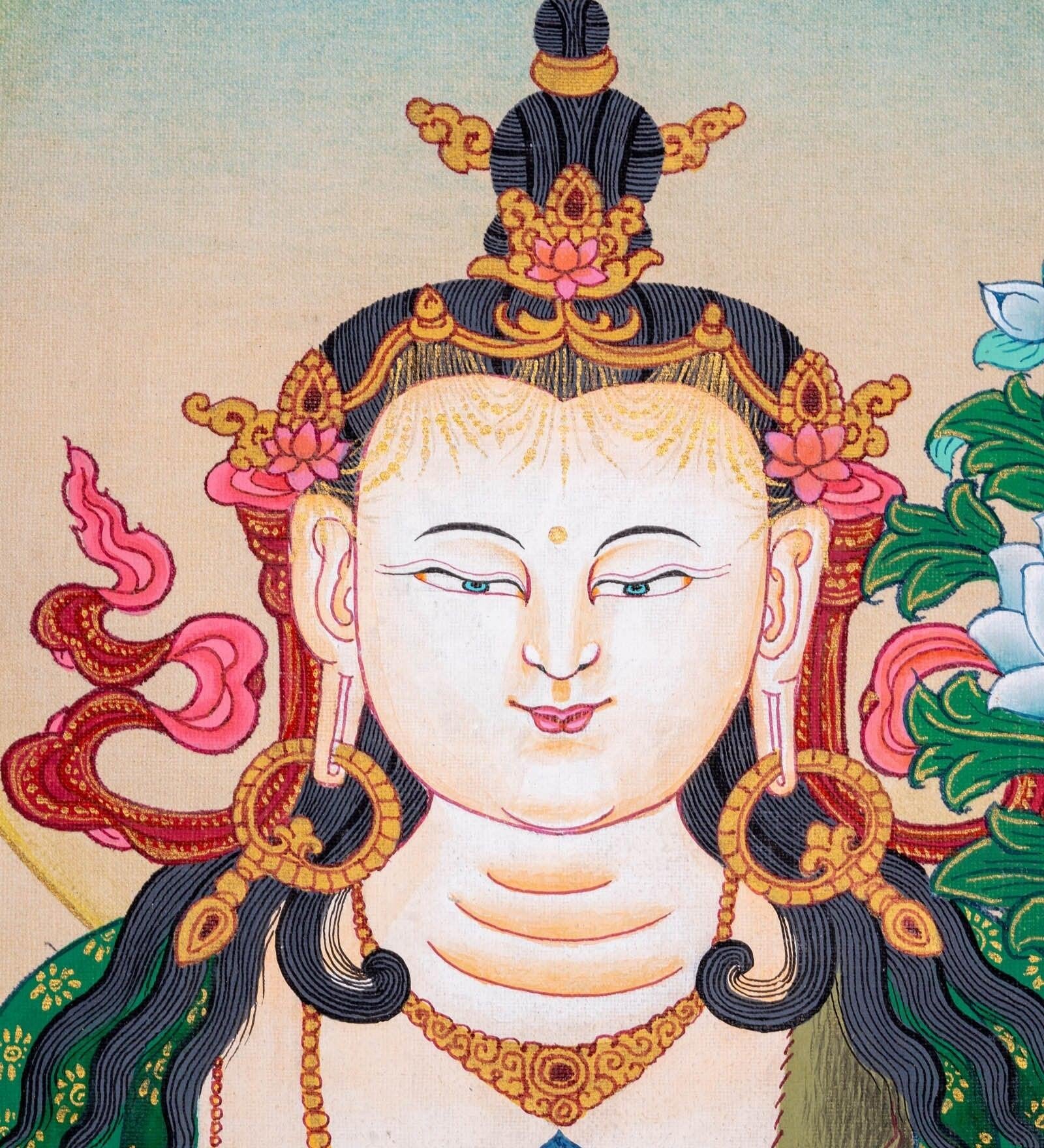 Hand Painting of Chenrezig
