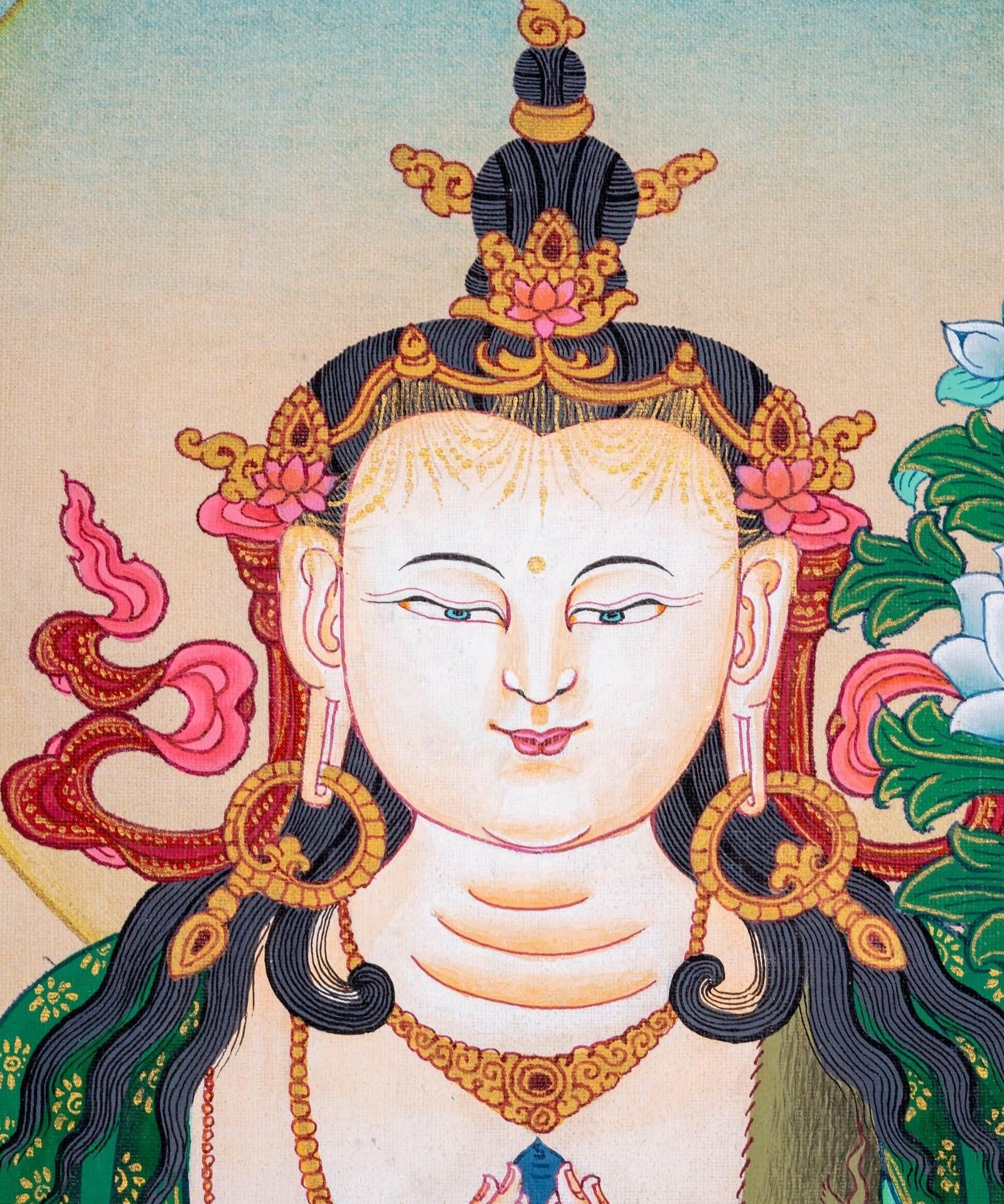 Hand Painting of Chenrezig