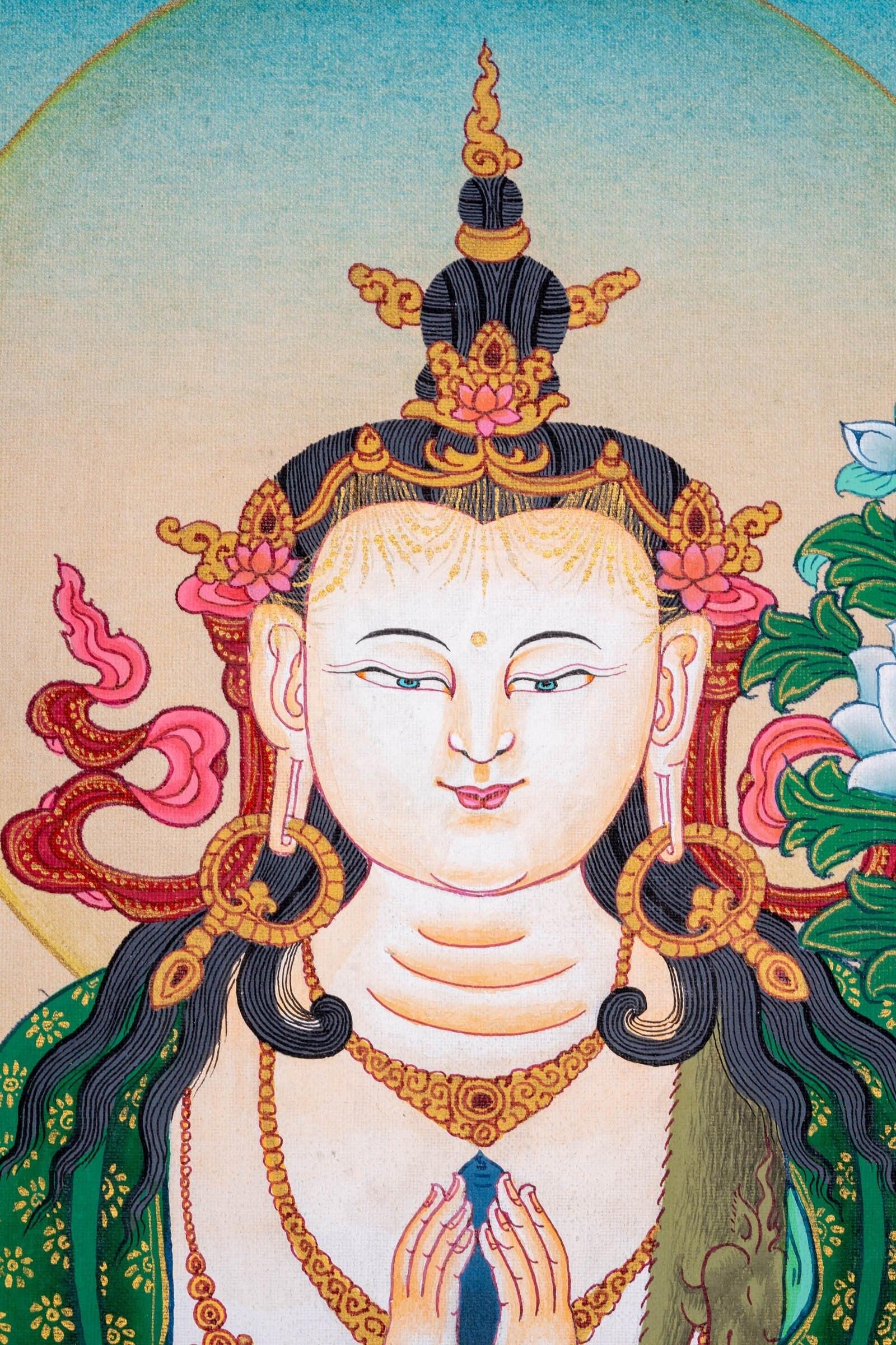 Hand Painting of Chenrezig