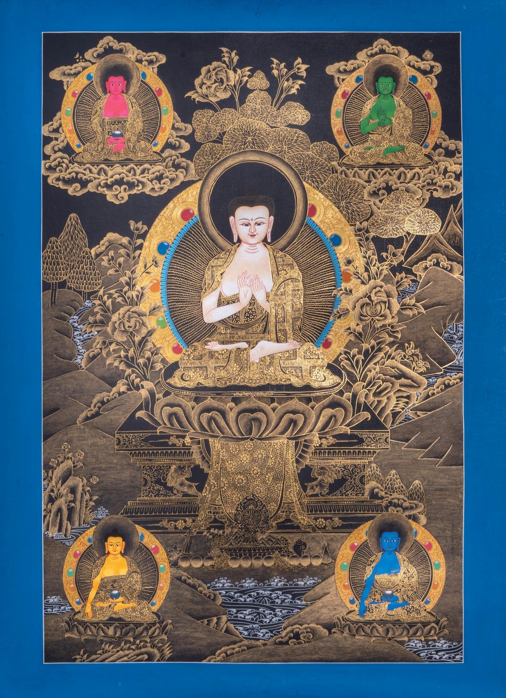 Vairocana Thangka Painting