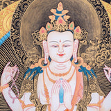 Thangka Painting of Chengresi Bodhisattva