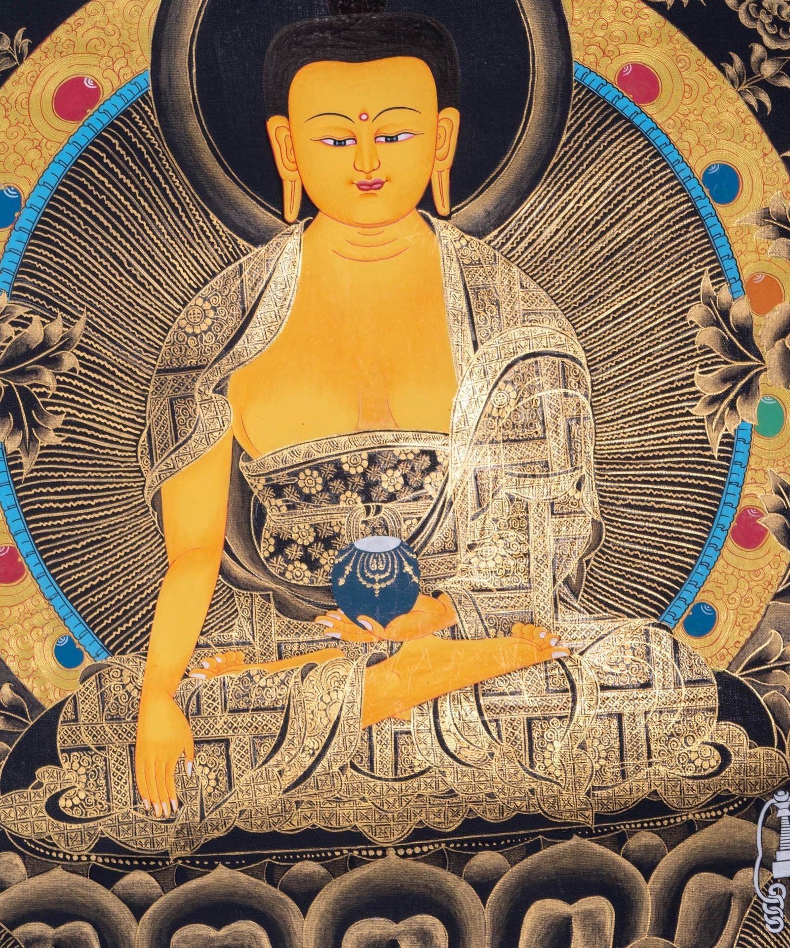 Thangka Painting - Shakyamuni Buddha - Himalayas Shop