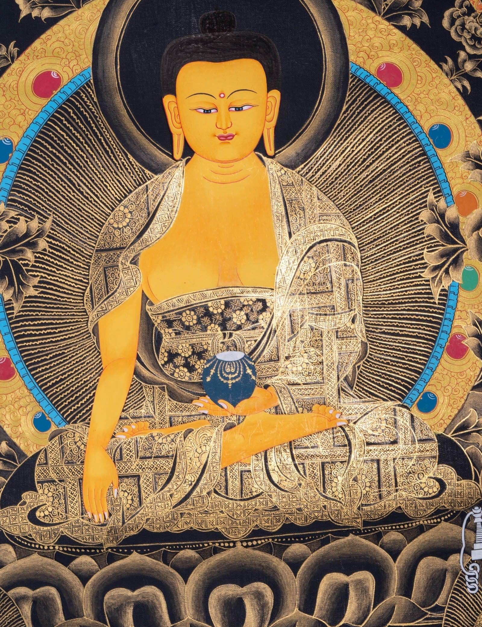 Thangka Painting - Shakyamuni Buddha - Himalayas Shop