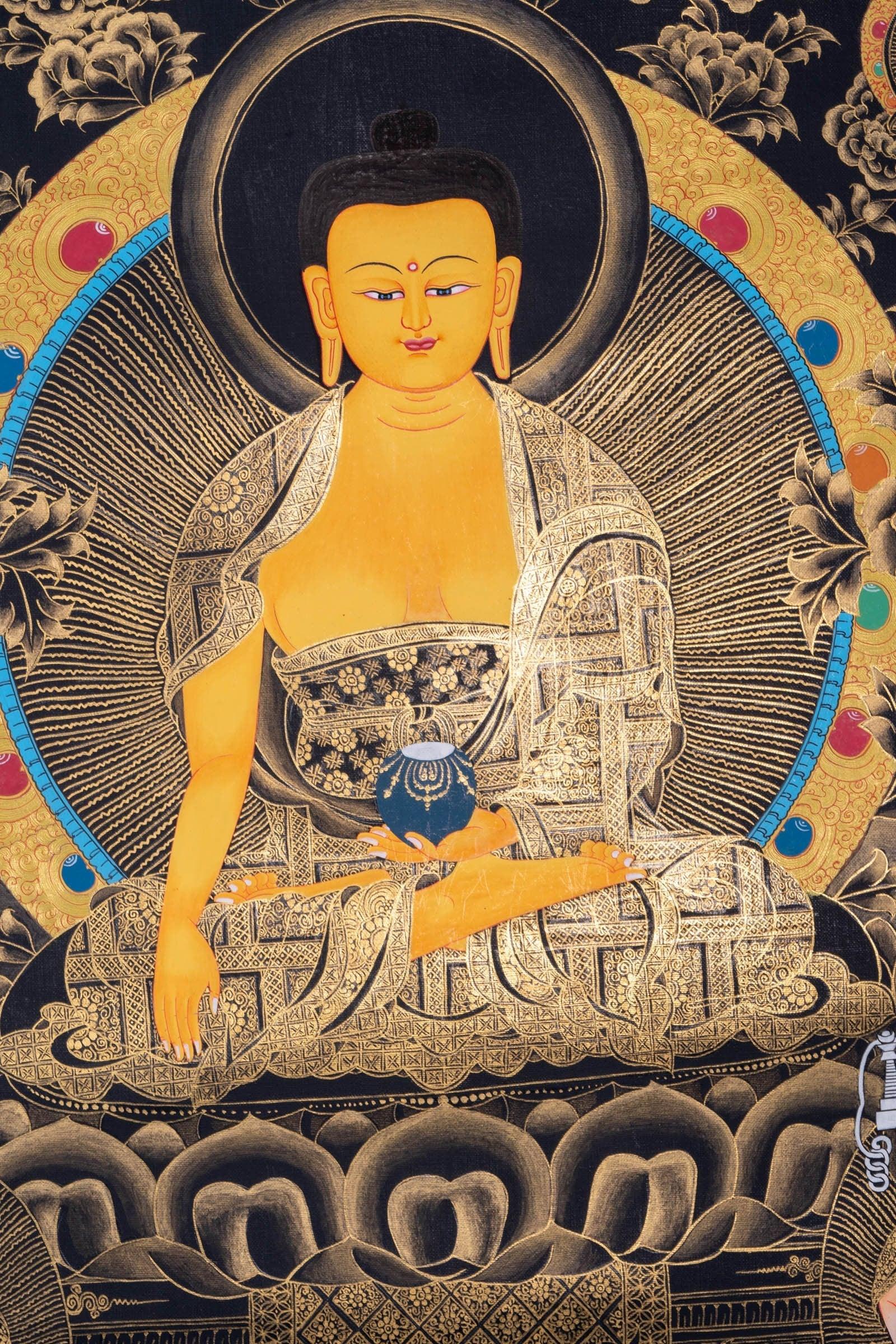 Thangka Painting - Shakyamuni Buddha - Himalayas Shop