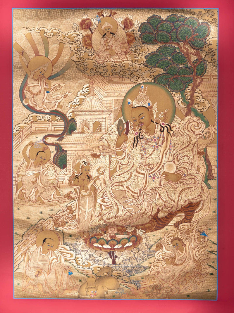 Guru Set Buddhist Painting - Thangka
