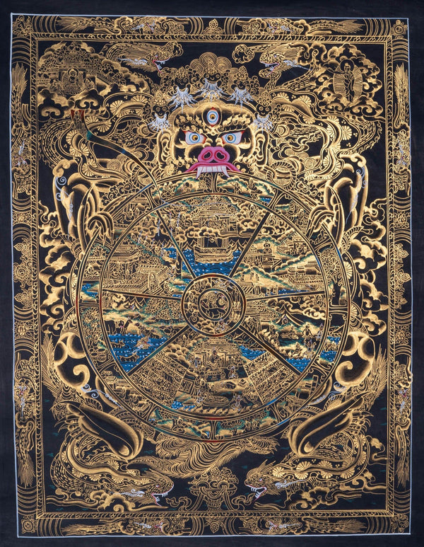 Riduk Thangka Painting - Himalayas Shop
