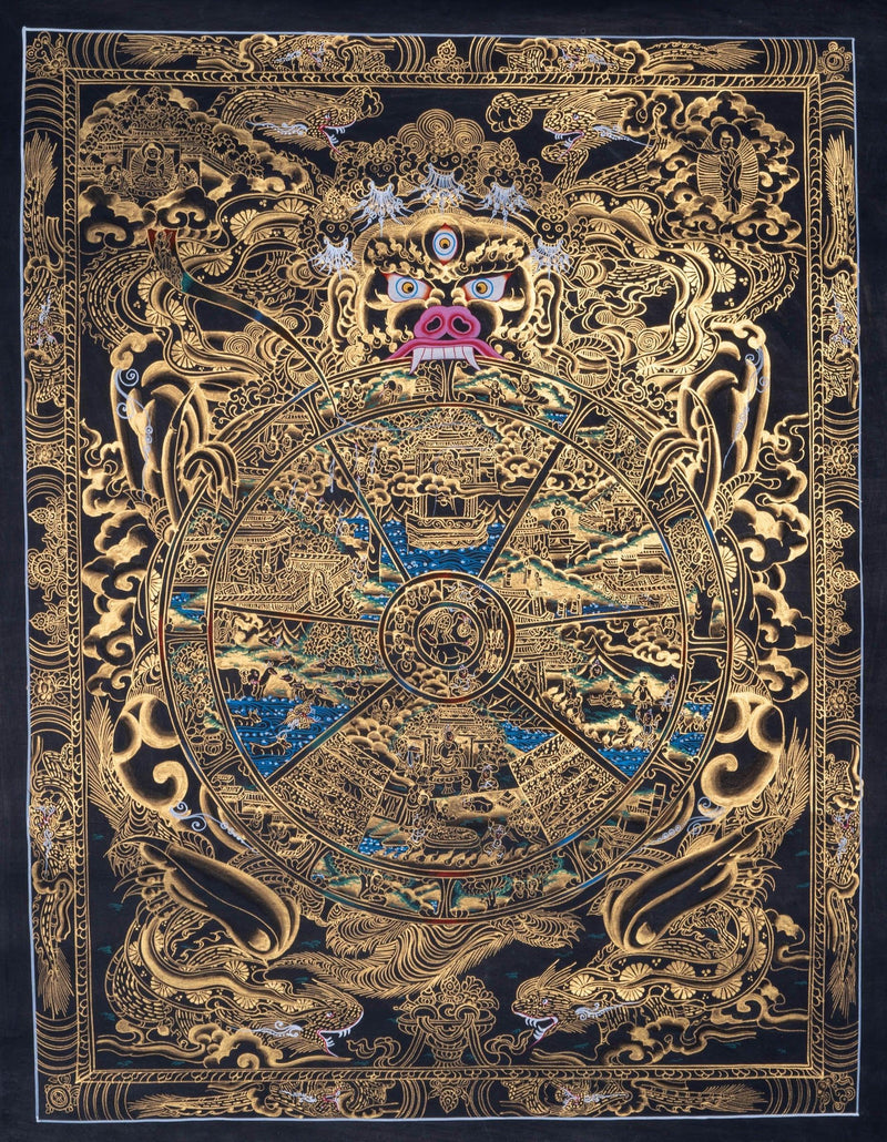 Riduk Thangka Painting - Himalayas Shop