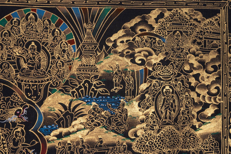 Thangka of Buddha Enlightenment - Himalayas Shop