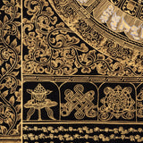 Mantra Mandala Thangka with Dragon Borders - Himalayas Shop