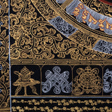 Mantra Mandala Thangka with Dragon Borders - Himalayas Shop