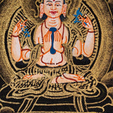 Chengresi Mantra Mandala Meditation Thangka - Himalayas Shop