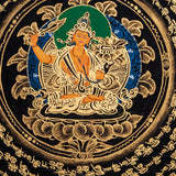 Om Mantra Mandala with Manjushri Thangka Painting - Himalayas Shop