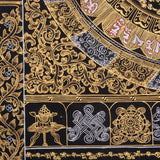 Om Mantra Mandala with Manjushri Thangka Painting - Himalayas Shop